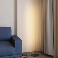 Jpungsun décoration nordique lampadaire rvb télécommande moderne chambre atmosphère lampadaire salon lampadaire debout
