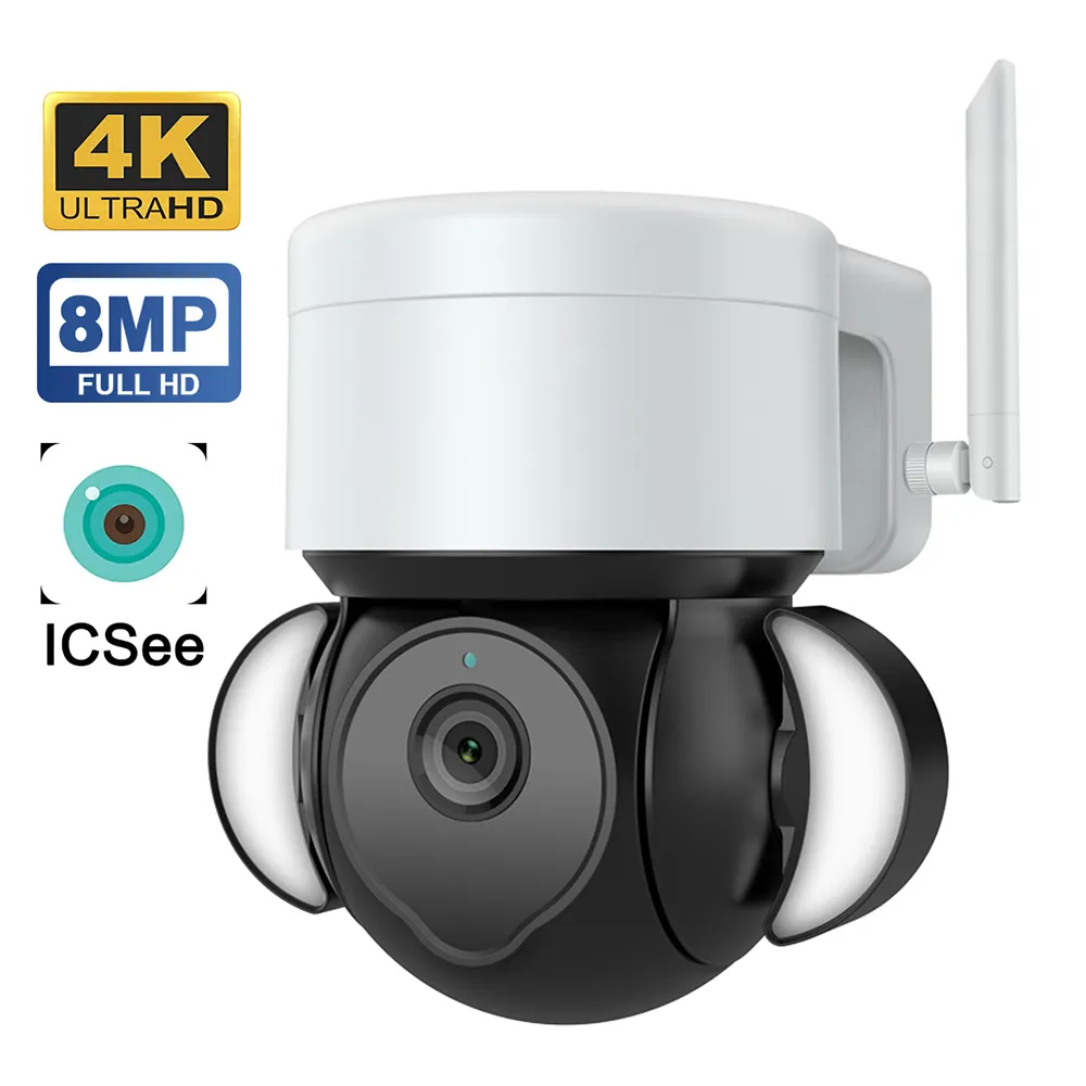 EDUP-cámara IP inteligente para vigilancia al aire libre, dispositivo de vigilancia con Audio bidireccional, Wifi, 4k, 8MP, Zoom óptico 30x, PTZ, Pan/tilt