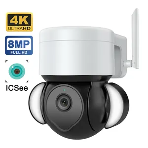 EDUP Kamera CCTV 4K, Kamera IP Pintar Wifi Zoom Optik 4K 8mp 30x, Wifi PTZ Pan/Tilt Wifi