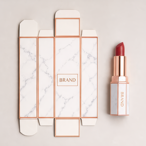 Natural Non-stick Cup <b>waterproof</b> velvet matte <b>lipstick</b> with marble pattern for Natural Look Private Label - Product Image 6