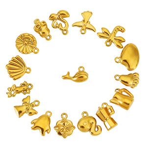 Dijes de acero inoxidable, 16 estilos variados, animales, conchas marinas, rana, cisne, libélula, accesorios de joyería para collares y bolsos DIY - Product Image 4