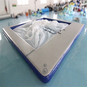 Isla Inflable de Doble Capa Muelle Flotante Portátil para Barco Plataforma de Descanso para Nadar con Red Balsa Inflable tipo Plataforma - Product Image 2