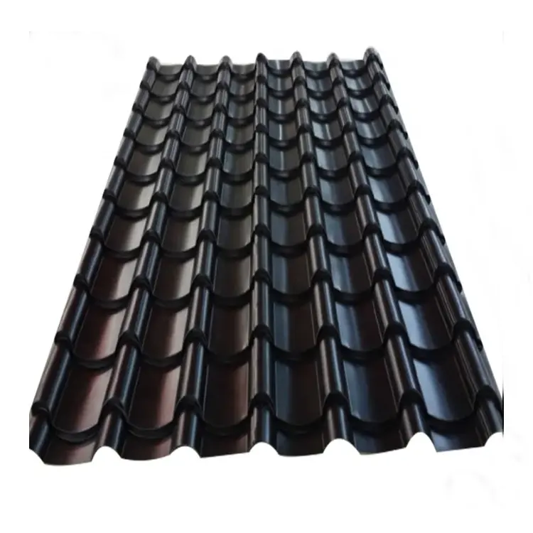 26 gauge green color coated prepainted cold rolled aluminium corrugated steel metal price per ton roofing sheet material