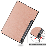 Étui pour tablette avec écran plein écran pour Samsung Galaxy Tab S8 Plus S7 FE S7 Plus 12,4 pouces avec protection contre les chocs et l'eau