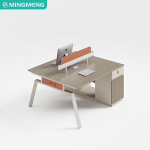 Bureau de personnel classique, bureau de personnel avec cloisonnement, bureau d'ordinateur de bureau avec armoire, bureau de personnel pour bureau financier - Product Image 6