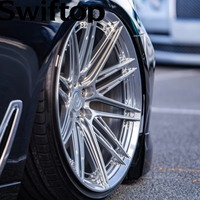 Nouvelles jantes monobloc forgées OEM concaves polies à design maillé pour Mercedes Audi Urus 5x114.3/120/130/127 17-24 pouces