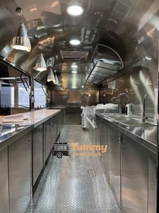 Remorque de cuisine mobile commerciale, remorque de concession, camion-restaurant, conteneur de restauration, stand alimentaire avec intérieur en acier inoxydable pour pizzas et burgers - Product Image 5