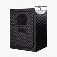Tente de sauna vapeur portable pour 2 personnes, kit complet avec générateur de vapeur, chaises pliantes pour appartement, extérieur, maison, hôtel, piscine, spa