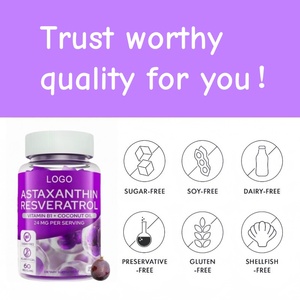 Mejor precio Cws puro antioxidante resveratrol liposomal Haematococcus Pluvialis extracto 5% gomitas de astaxantina natural para la salud - Product Image 4