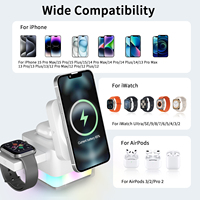 Adaptateur multi-ports universel pour chargeur sans fil rapide 9V/2A avec charge rapide pour les accessoires de téléphone PD automatiques de voyage