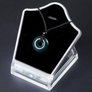 क्रिस्टल एगेट कच्चे पत्थर के शांति बकल हार हार डोनट ब्रेडेड पुरुषों और महिलाओं के गहने छोटे उपहार हार - Product Image 4