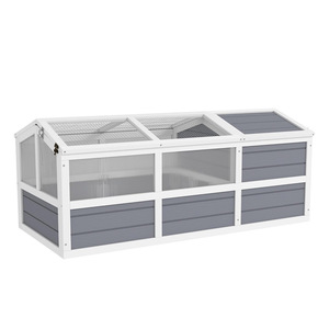 Terrario para Reptiles, Hábitat para Tortugas de Exterior, 120x55x50cm, Recinto Rectangular de Acrílico Resistente con Bandeja para Uso en Patio - Product Image 1