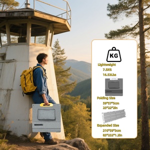 Othc-200w לוחות סולאריים ניידים מתקפל IP67 עמיד למים עבור קטנוע שימוש במערכת החשמל - Product Image 2