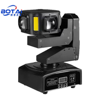 BOTAI Ultra-Compact LED Moving Head Pro RGBW + White Follow Spot Lights Laser Beam Strobe Hybrid DMX512 Wireless Control