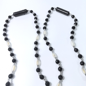 도매 카니발 글로우 목걸이, 흑백 LED 비즈, LED 파티 액세서리, LED 크리스마스 라이트 목걸이 - Product Image 5