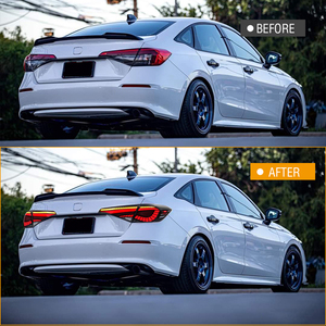 ไฟท้าย LED แอนิเมชั่น TT-ABC สำหรับ Honda <span class=keywords><strong>Civic</strong></span> รุ่นที่ 11 ปี <span class=keywords><strong>2022</strong></span> <span class=keywords><strong>สี</strong></span><span class=keywords><strong>แดง</strong></span>และ<span class=keywords><strong>สี</strong></span>ขาว - Product Image 6