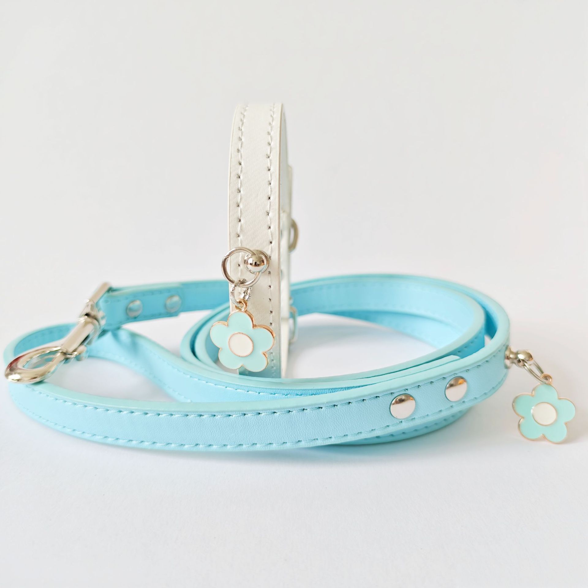 Fleur bleue [Collier/Laisse]