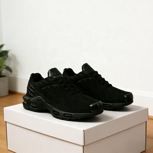 Chaussures de course et de marche décontractées pour hommes <span class=keywords><strong>TN</strong></span>, style classique <span class=keywords><strong>noir</strong></span> respirant, confortables et tendance, en promotion - Product Image 4