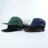Casquette 5 panneaux personnalisable avec logo, design et couleurs combinées, casquette de baseball non structurée pour toutes les saisons, casquette en coton 5 panneaux