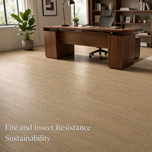 Revêtement de sol SPC ignifuge et anti-insectes avec surface à veinage marbré pour une <span class=keywords><strong>d</strong></span>écoration confortable des chambres <span class=keywords><strong>d</strong></span>'hôtel - Product Image 1