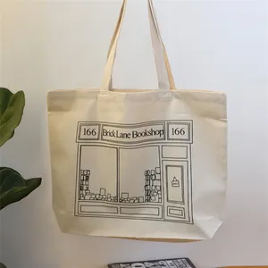 Makeup Shopping Duffle Bag Canvas Tote Bag Cotton Canvas Custom Canvas Bag With Custom Printed Logo