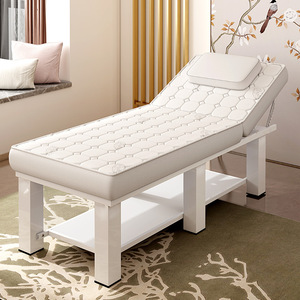 Lit de massage en latex pour la beauté, lit de massage spécial en métal pour salon de massage, avec trou pour la thérapie de la médecine traditionnelle chinoise et le tatouage - Product Image 6