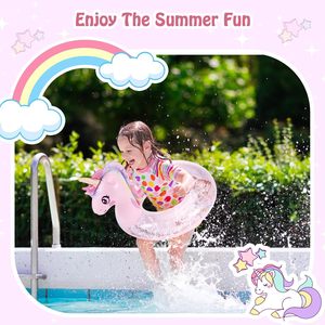 Flotador Inflable de Piscina con Diseño de Dibujos Animados, Anillo de Natación Redondo para Niños, Ideal para Fiestas en la Playa - Product Image 5