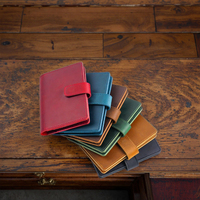 Porte-passeport multifonctionnel vintage en cuir véritable Boshiho avec protection RFID, design Crazy Horse, minimaliste, avec clip pour documents et cartes d'embarquement