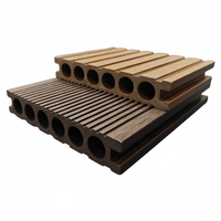 Plancher extérieur en composite bois-plastique (WPC) 140*25 MM, en promotion, brossé, ignifuge et étanche