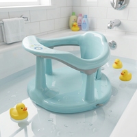 Siège de bain pour bébé, tabouret de douche monobloc en PP + PVC avec ventouses puissantes pour la salle de bain à domicile, 0-18 mois