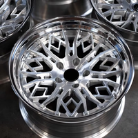 Nouvelles jantes forgées en 2 parties, chromées, en alliage d'aluminium brossé, 18-24 pouces, 5x100, 114.3, 120, 130, compatibles avec AMG, jantes personnalisées sur mesure, garantie 3 ans