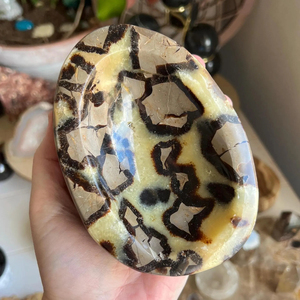 Cuenco Septariano Natural Tallado a Mano, Cuenco de Piedra Curativa de Cristal para Decoración del Hogar, Reiki, Meditación, Feng Shui, Venta al por Mayor - Product Image 4