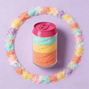 Tarro de plástico para <span class=keywords><strong>sal</strong></span> de baño de 330 ml <span class=keywords><strong>con</strong></span> tapa de rosca, tipo lata de refresco, precio de fábrica - Product Image 1