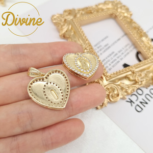 Nuevo Collar Religioso con Colgante <span class=keywords><strong>de</strong></span> Corazón <span class=keywords><strong>de</strong></span> San Judas Chapado en Oro <span class=keywords><strong>de</strong></span> 14k, Joyería para Mujer, Dijes <span class=keywords><strong>de</strong></span> Circonita <span class=keywords><strong>de</strong></span> <span class=keywords><strong>la</strong></span> <span class=keywords><strong>Virgen</strong></span> María, Colgante <span class=keywords><strong>de</strong></span> <span class=keywords><strong>Guadalupe</strong></span> - Product Image 2