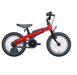 Ninebot 14 pulgadas bicicleta de niños rojo niños bicicleta con formación bebé niños y niñas de 2-3-4-5-6 años de aluminio de bicicletas de 14 pulgadas
