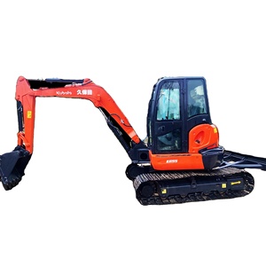 รถขุดขนาดเล็ก Kubota Kx155 มือสอง ราคาดีที่สุด 5 ตัน 6 ตัน 5.5 ตัน เครื่องยนต์ Kubota ได้รับการรับรองมาตรฐาน CE พร้อมหัวเจาะ - Product Image 1