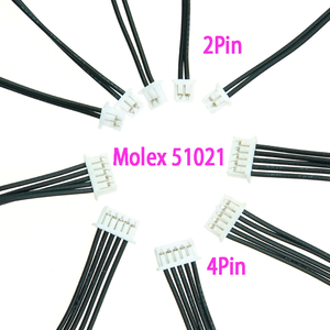 Özel Molex 51021 2/4 Pin 1.25mm Aralıklı Tek Sıralı Kablo Grubu Elektronik Projeler ve Drone için - Product Image 1