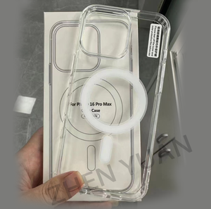 Funda Transparente para Teléfono con Carga Inalámbrica TPU PC para iPhone 17, Carcasa Magnética Antigolpes para iPhone 14 15 16 17 Pro Max - Product Image 6