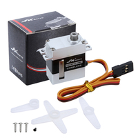 Servomoteur numérique mini sans noyau JX Servo PDI-HV2010MG 11,2 kg 0,07 sec 20 g, grand couple, engrenages métalliques, connecteur JR 200 mm, roulements 2BB