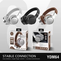 Audífonos Inalámbricos de Moda, Bluetooth 5.4, Auriculares Over-Ear con Ranura para Tarjeta