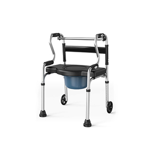 <span class=keywords><strong>Andador</strong></span> de <span class=keywords><strong>aluminio</strong></span> personalizado de fábrica para caminar, <span class=keywords><strong>andador</strong></span> de rodillos ligero plegable para terapia de Rehabilitación de Discapacitados - Product Image 2