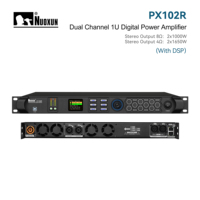 Amplificateur de puissance numérique DSP professionnel 2 canaux 1000W avec boîtier métallique, audio haute résolution, impédance 4 ohms