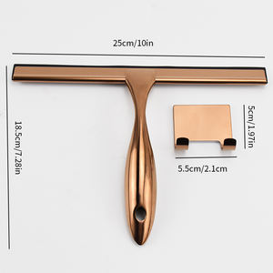 סיטונאי ורד חלון פלדת אל חלד מגטים עם סיליקון ניקוי להב מברשת וידית גומי המוצר המוצר - Product Image 5