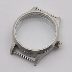 Boîtier en acier inoxydable de 42 mm pour montre à remontage manuel, compatible avec les mouvements des séries <span class=keywords><strong>ETA</strong></span> <span class=keywords><strong>6497</strong></span>/6498 et Seagull ST3600/ST3620 - Product Image 4