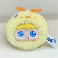 Peluche interactive élégante avec yeux qui clignent naturellement et expressions contextuelles pour le repos au bureau et le soulagement du stress au travail