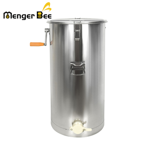 Extracteur de miel manuel Menger Bee 2 en acier inoxydable 201 pour cadres de traitement du miel, pour usage agricole, fournitures apicoles - Product Image 1