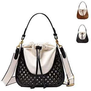 Sacs à main/pochettes pour femmes de créateurs, fermeture éclair, cuir PU souple, sacs à bandoulière, design patchwork pour toutes les saisons - Product Image 1