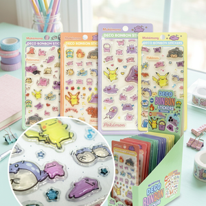 Pegatinas 3D con Diseño de Pokémon, Hoja de Calcomanías de Papel Recubierto para Decoración de Agendas y Botellas de Agua - Product Image 2