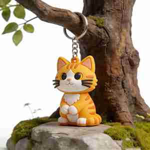 سلسلة مفاتيح مخصصة ثنائية الأبعاد من البي في سي الناعم، حلقة مفاتيح بشعار مطاطي ناعم، سلسلة مفاتيح سيليكون، حلقة مفاتيح مطاطية مخصصة ثلاثية الأبعاد - Product Image 3