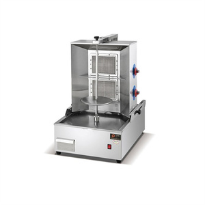 Machine à kebab verticale au gaz pour la restauration rapide, équipement de grillade avec 4 brûleurs - Product Image 2